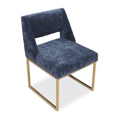 Aperol Spritz Dining Chair in Chenille