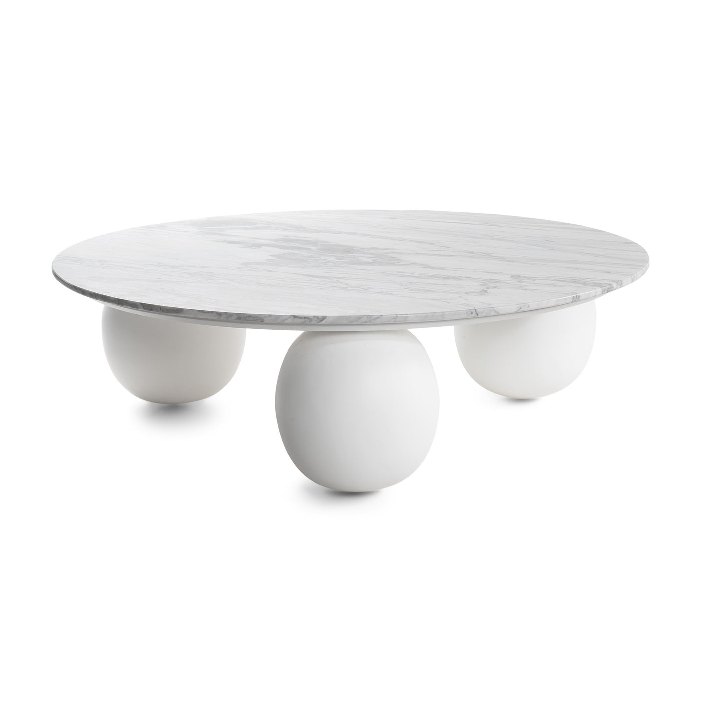 Aviation Coffee Table with Marble Top