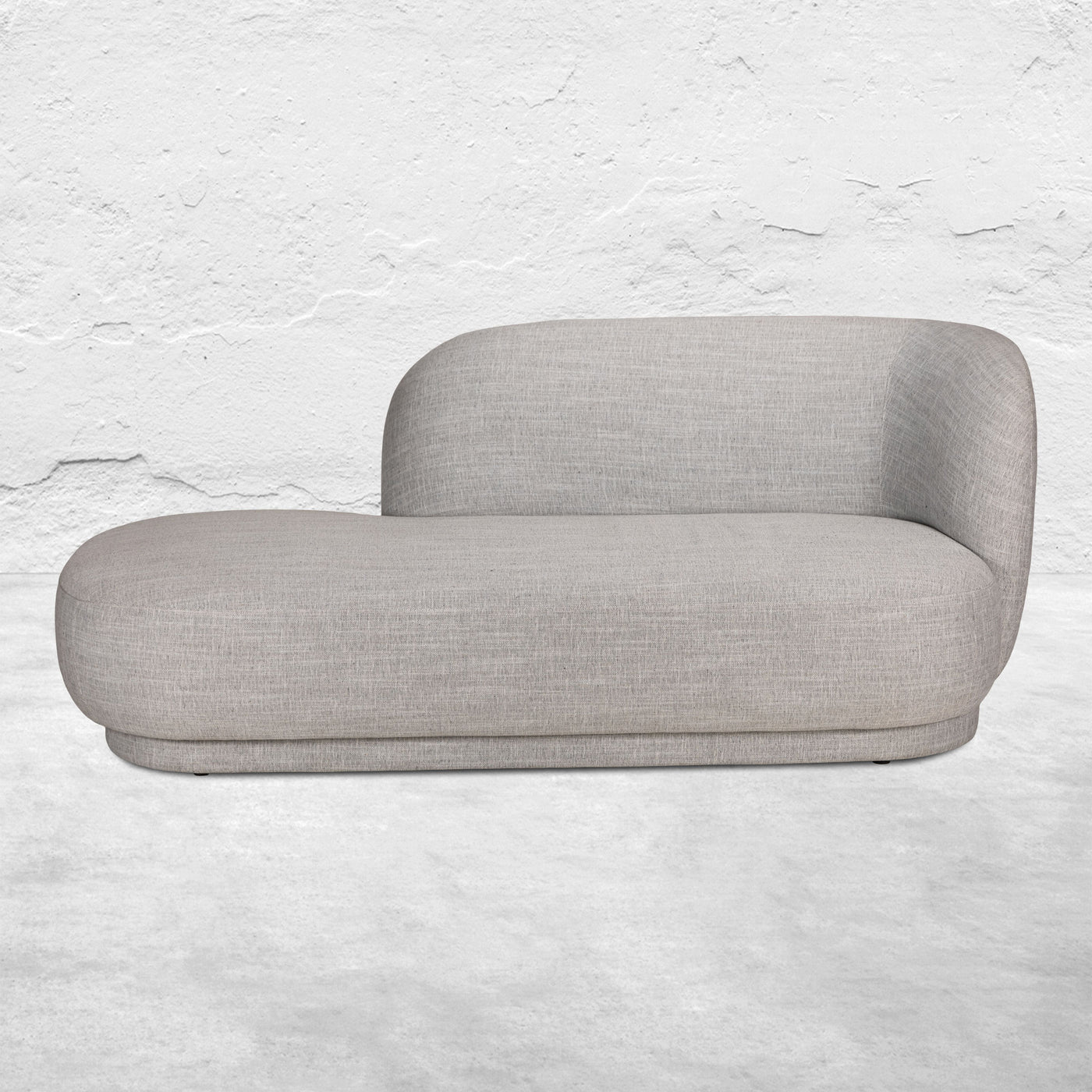 Dirty Banana Chaise Sofa In Linen