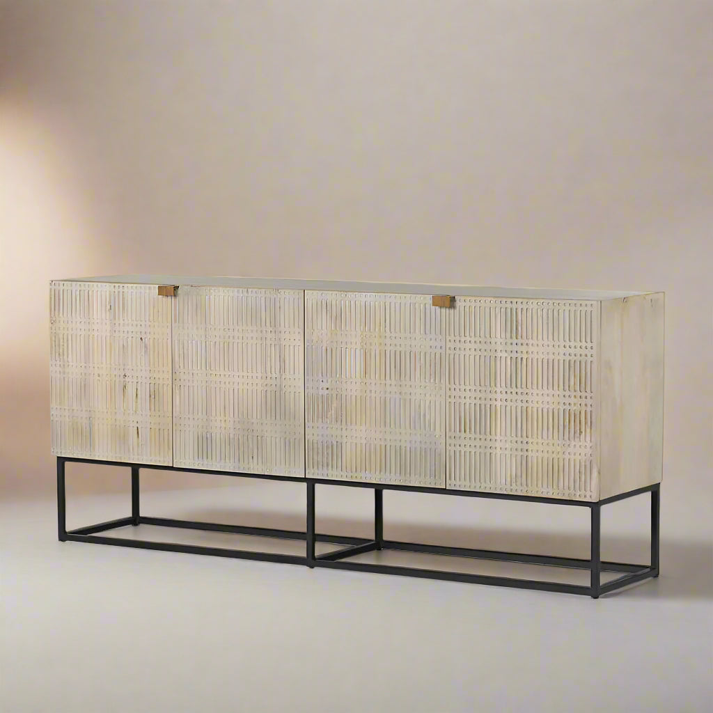 Raki 4-Door Credenza