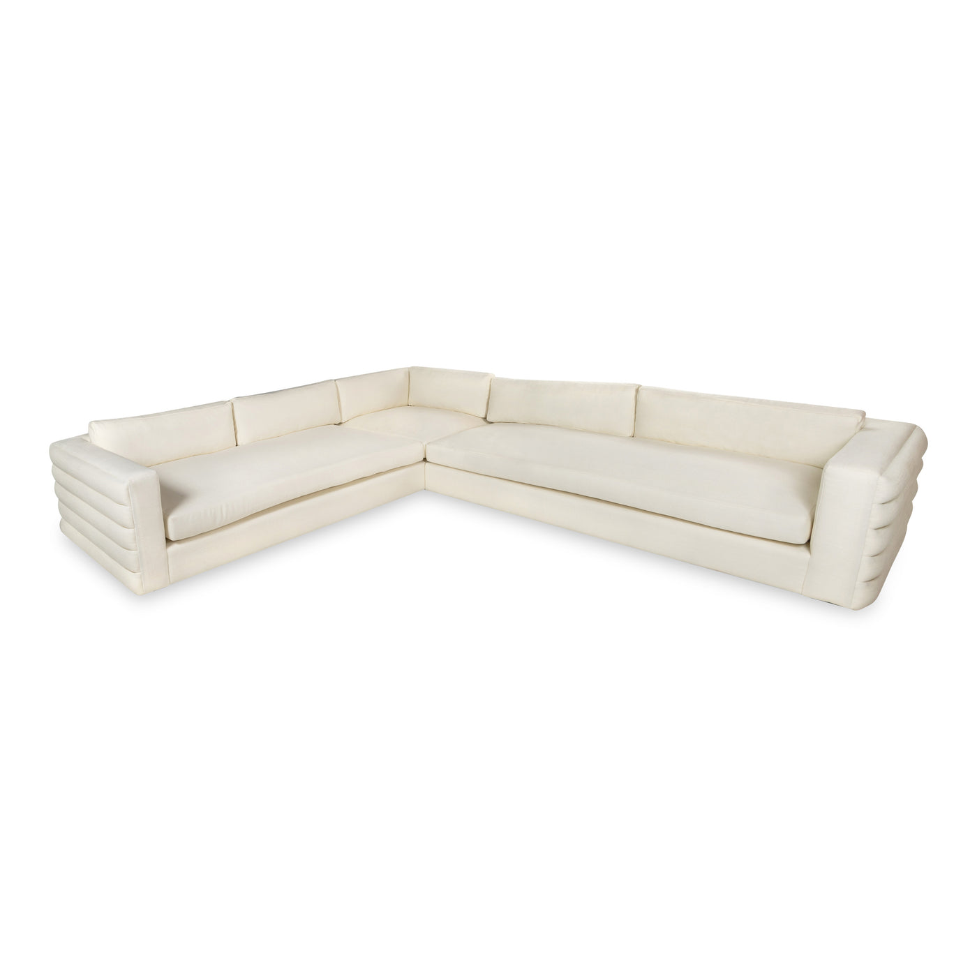 Luna Sectional in Blanchot Orgain