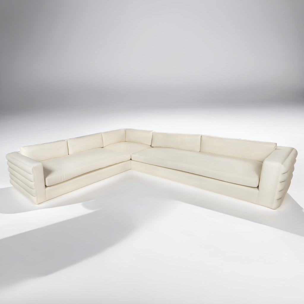 Luna Sectional in Blanchot Orgain