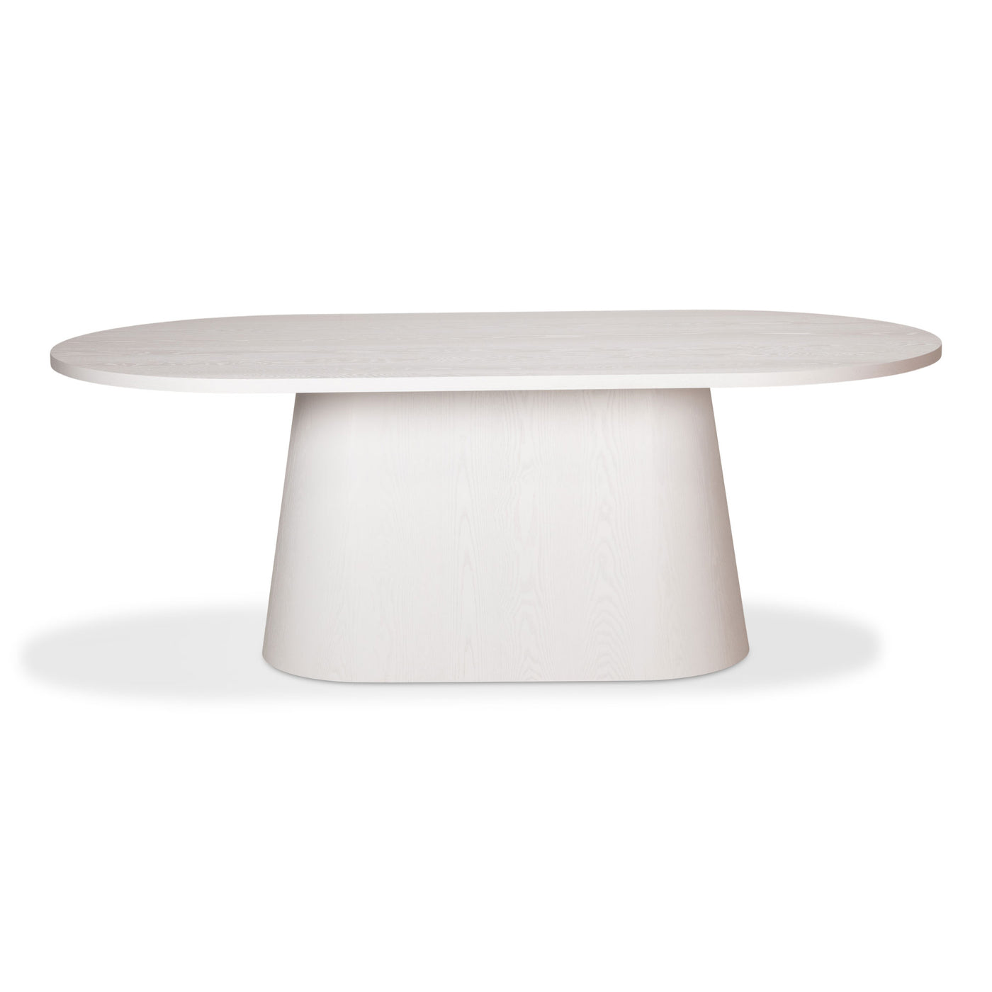 Moscow Mule Dining Table In Matte Oak White Veneer