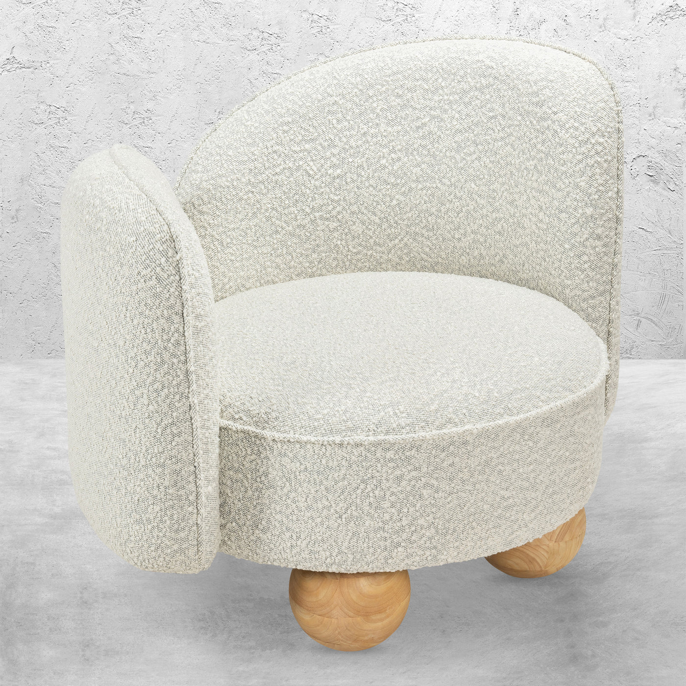 Rob Roy Occasional Chair in Boucle