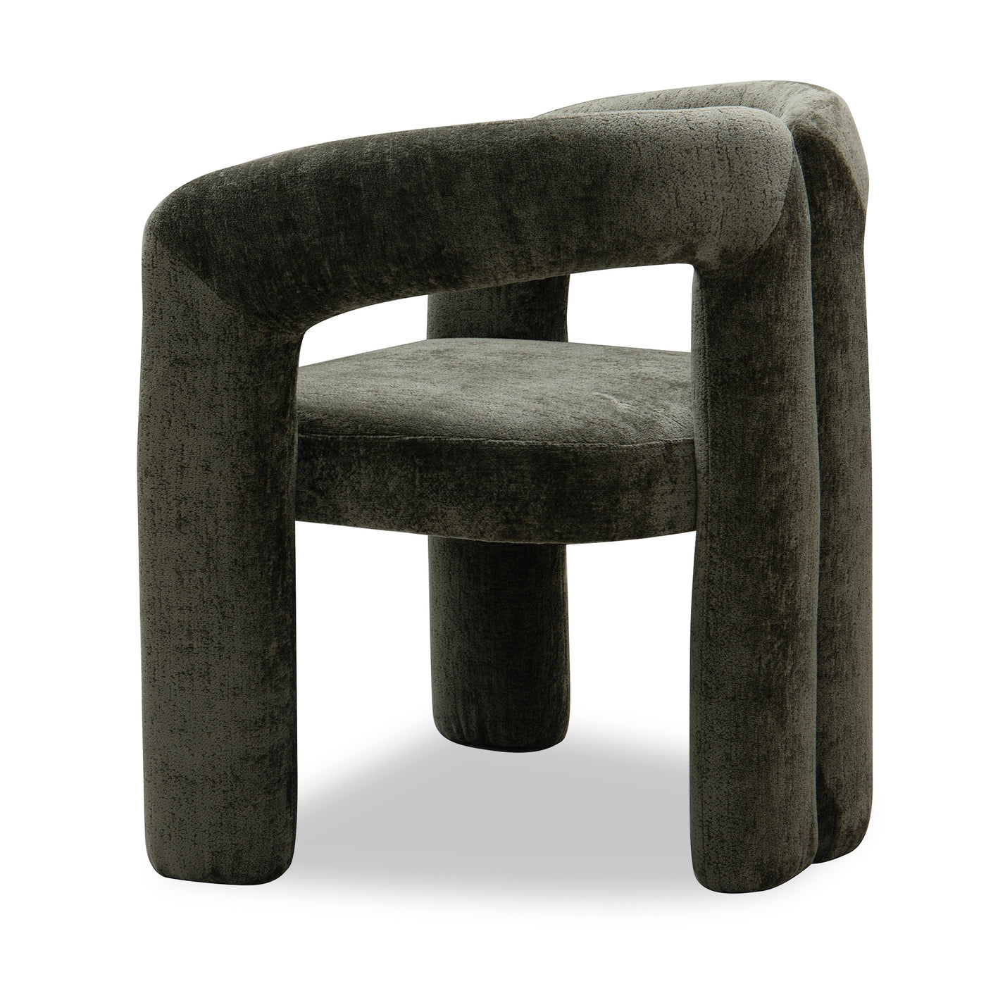 Absinthe Dining Chair In Hammered Chenille