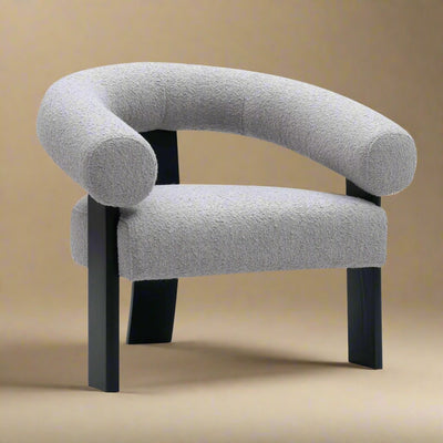 Amaretto Sour Occasional Chair in Boucle - Tom Collins Home