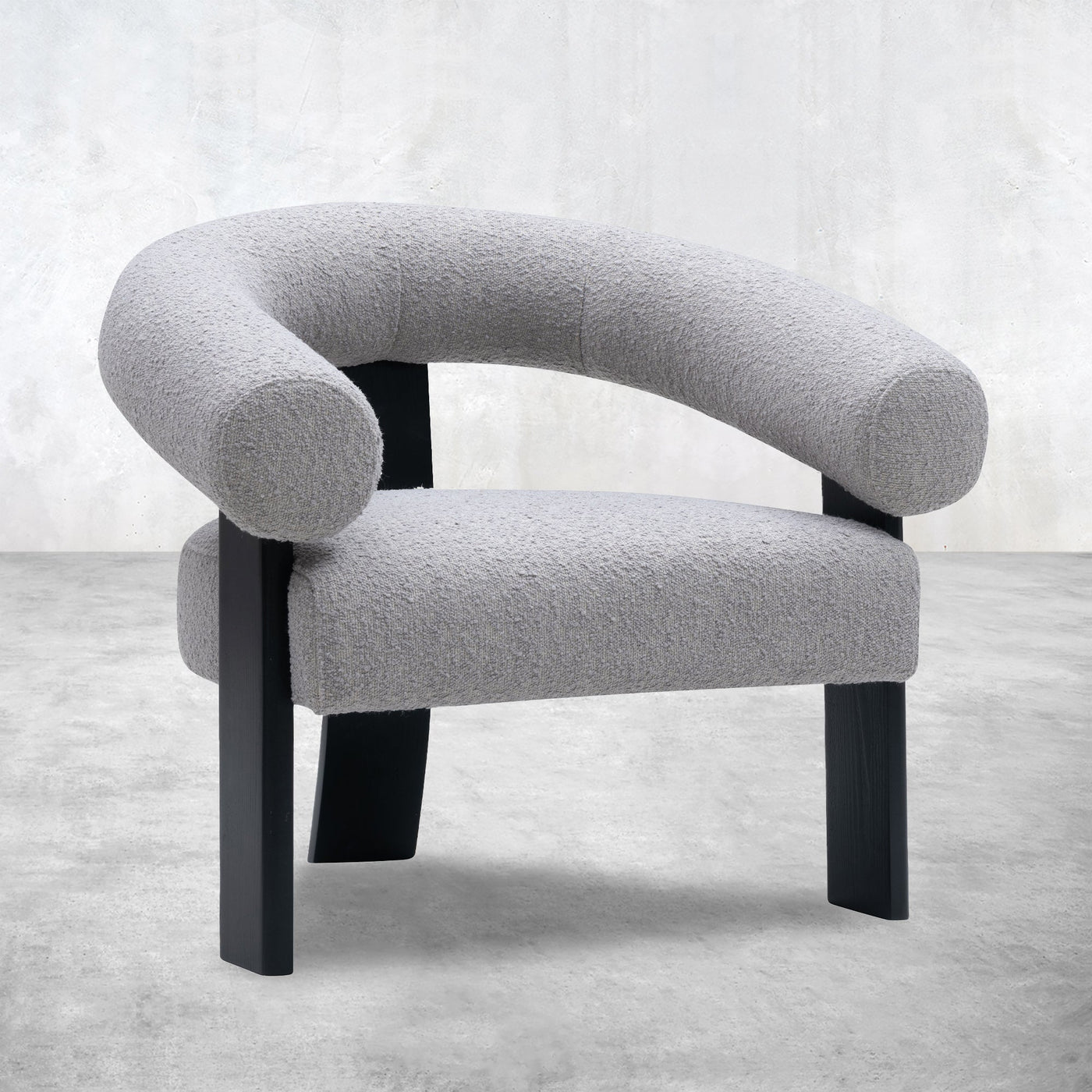 Amaretto Sour Occasional Chair in Boucle - Tom Collins Home