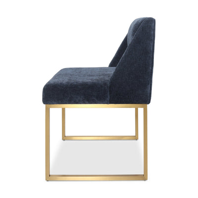 Aperol Spritz Dining Chair in Chenille - Tom Collins Home