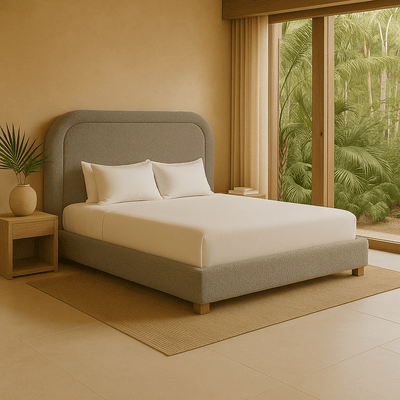 Appletini Bed in Boucle - Tom Collins Home