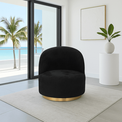 Beachcomber Occasional Chair in Fuzzy Boucle - Tom Collins Home