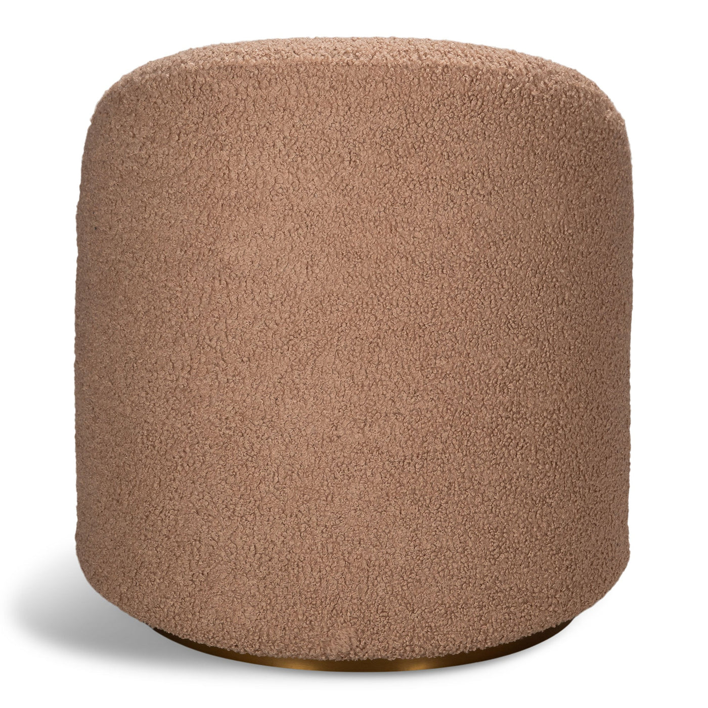 Beachcomber Occasional Chair In Rose Faux Sheepskin - Tom Collins Home