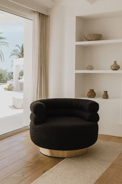 Bellini Occasional Chair in Hammered Chenille - Tom Collins Home