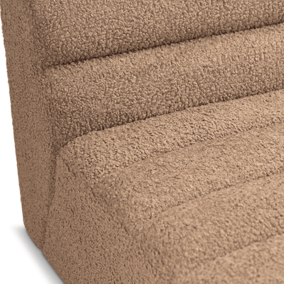 Campari Chaise In Faux Sheepskin - Tom Collins Home