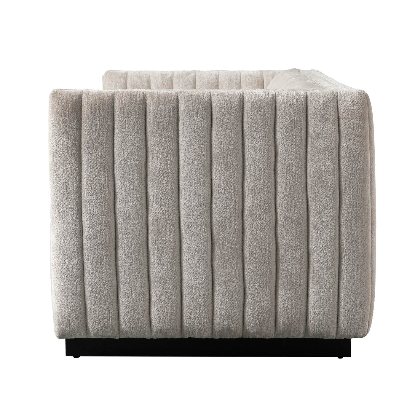 Clover Club Sofa in Hammered Chenille - Tom Collins Home