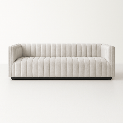 Clover Club Sofa in Hammered Chenille - Tom Collins Home