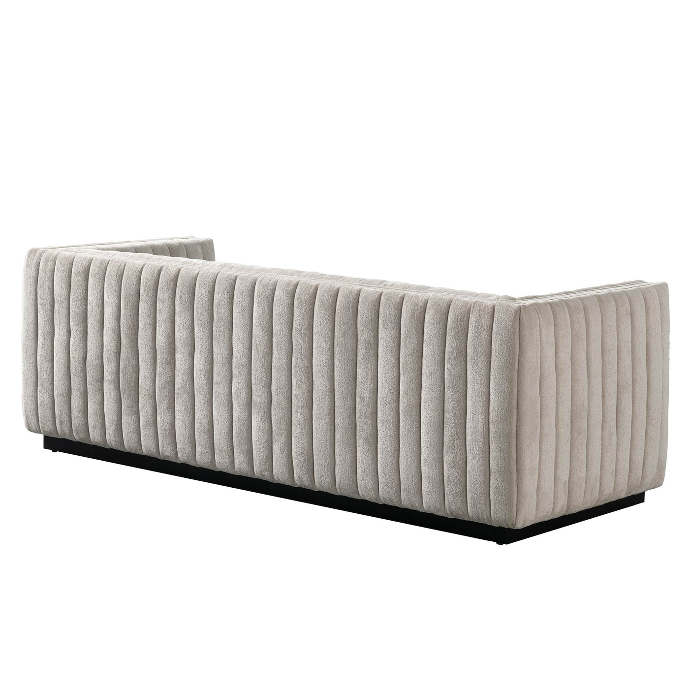 Clover Club Sofa in Hammered Chenille - Tom Collins Home