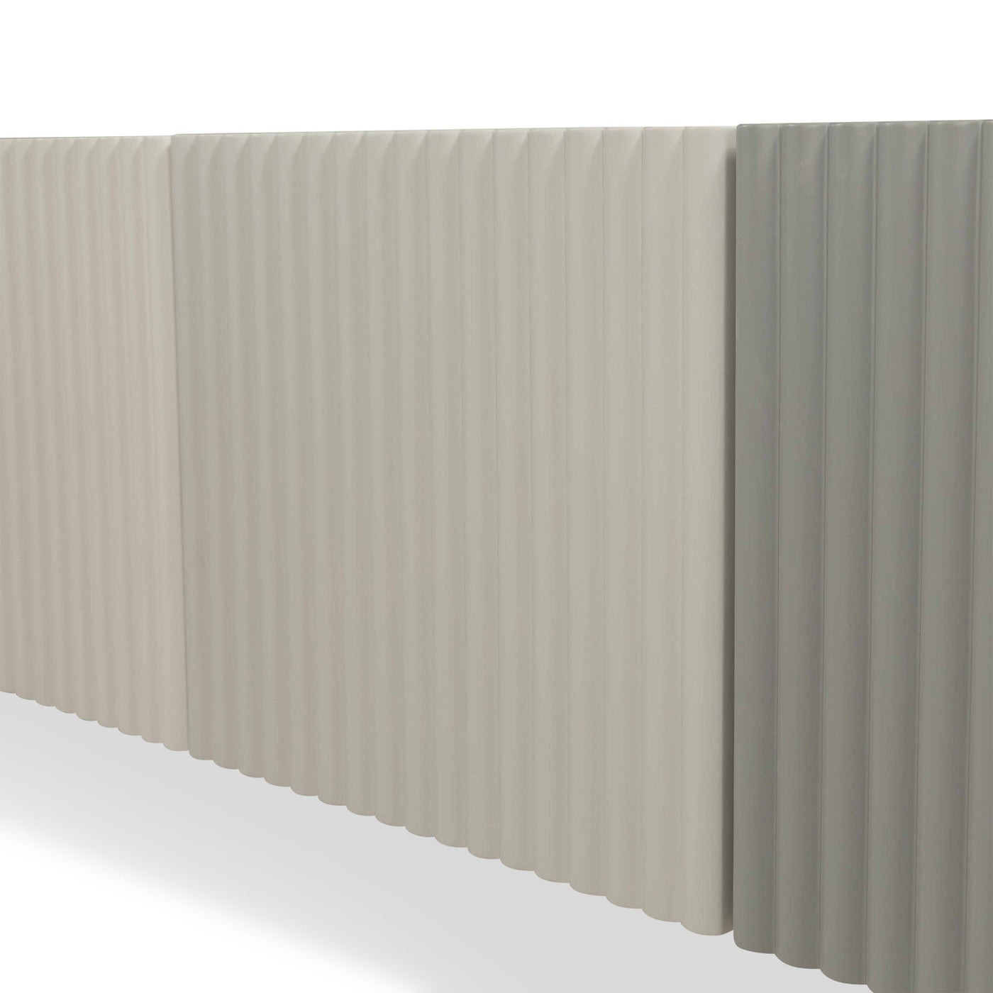 Cosmopolitan 3 Door Credenza in Neutral Tones - Tom Collins Home