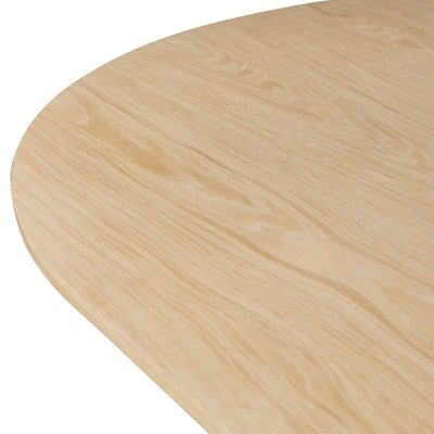 Cosmopolitan Racetrack Dining Table in White Oak Veneer - Tom Collins Home