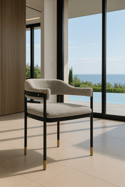 Cuba Libre Dining Chair in Boucle - Tom Collins Home