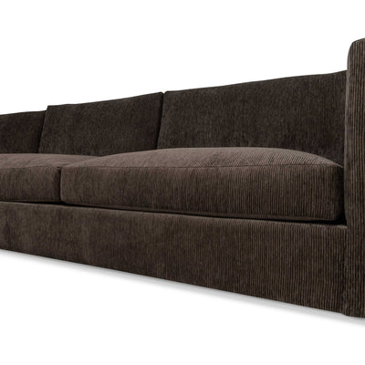 Dapper Sectional in Taupe Corduroy Ridges - Tom Collins Home