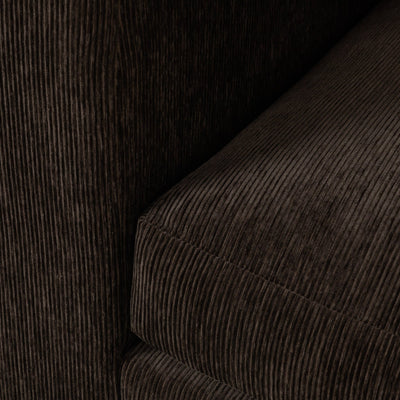 Dapper Sectional in Taupe Corduroy Ridges - Tom Collins Home
