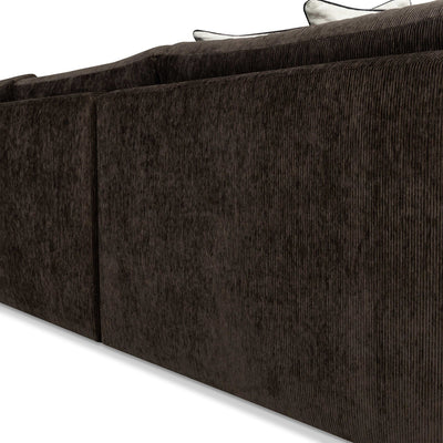 Dapper Sectional in Taupe Corduroy Ridges - Tom Collins Home