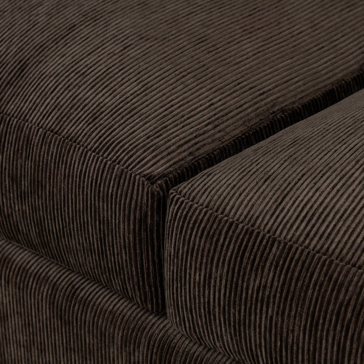 Dapper Sectional in Taupe Corduroy Ridges - Tom Collins Home