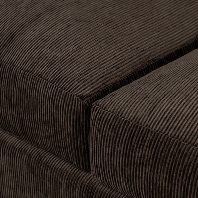Dapper Sectional in Taupe Corduroy Ridges - Tom Collins Home