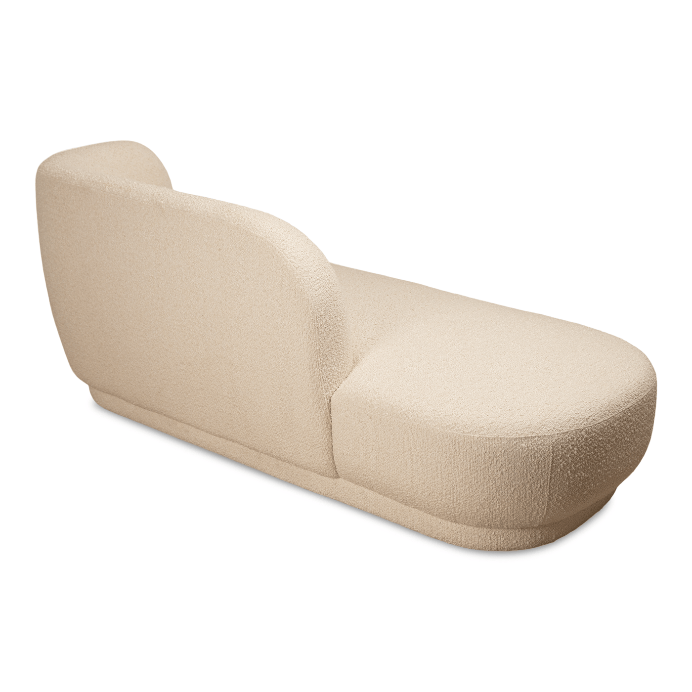 Dirty Banana Chaise In Boucle - Tom Collins Home