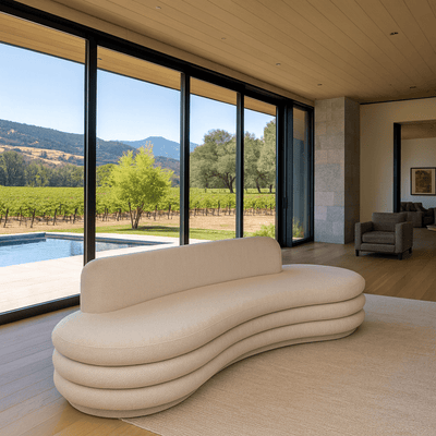 El Floridita Sofa in Boucle - Tom Collins Home