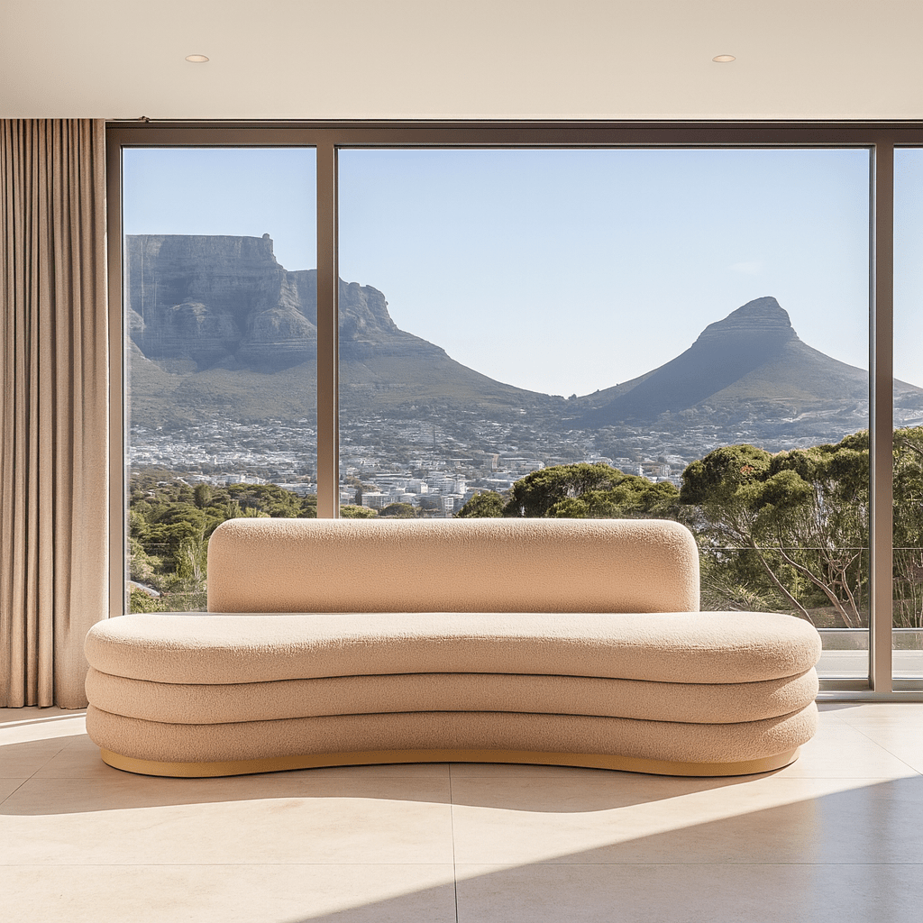 El Floridita Sofa in Faux Sheepskin - Tom Collins Home