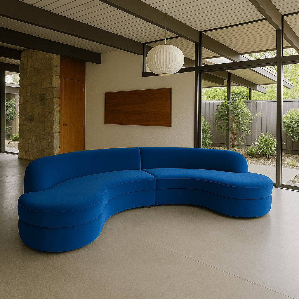 Enigma Sectional in Electric Blue Dorell Enigma Sectional - Tom Collins Home