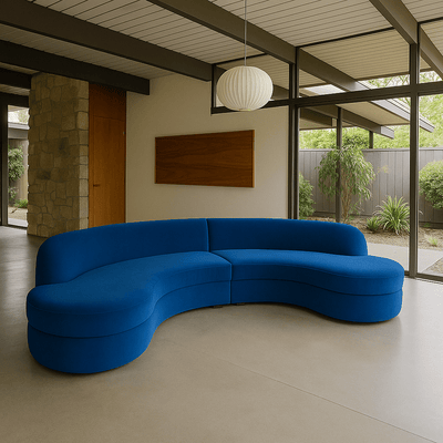 Enigma Sectional in Electric Blue Dorell Enigma Sectional - Tom Collins Home