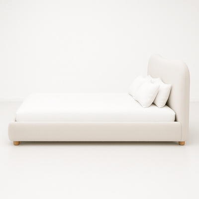 Floradora Bed in Boucle - Tom Collins Home