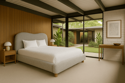 Floradora Bed in Teddy - Tom Collins Home