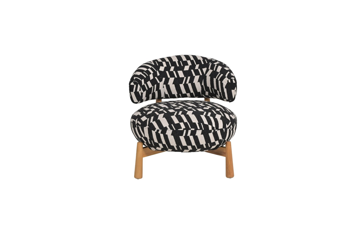 French 75 Occasional Chair In Art Deco Pattern - Tom Collins Home