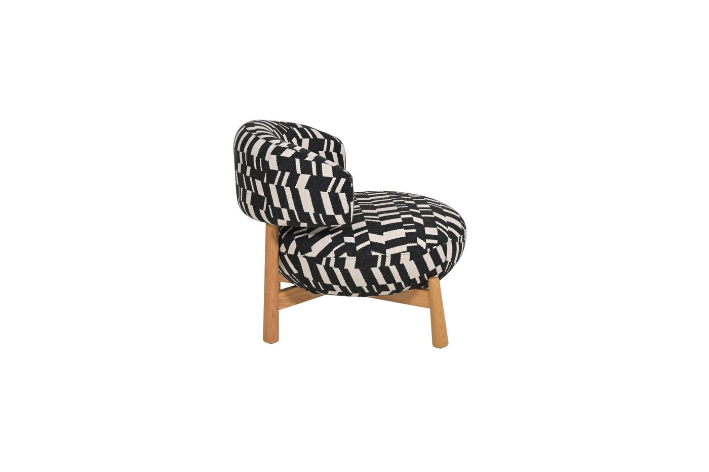 French 75 Occasional Chair In Art Deco Pattern - Tom Collins Home