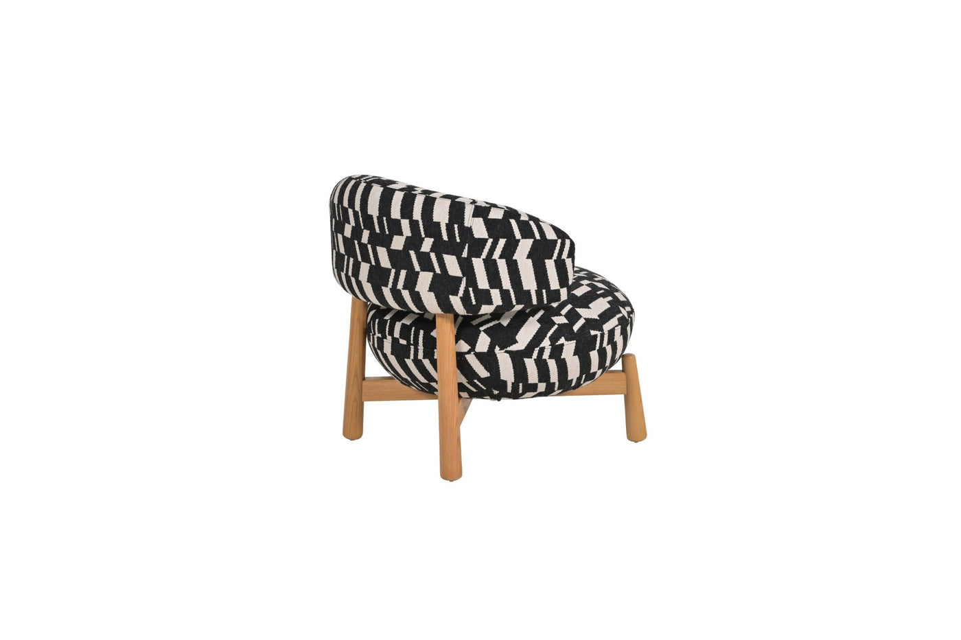 French 75 Occasional Chair In Art Deco Pattern - Tom Collins Home