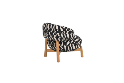 French 75 Occasional Chair In Art Deco Pattern - Tom Collins Home