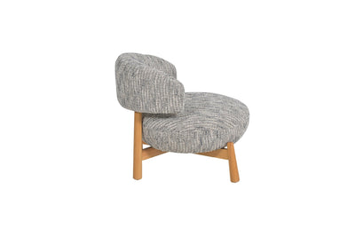 French 75 Occasional Chair In Textured Linen - Tom Collins Home