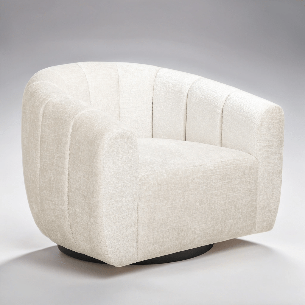 Gatsby Occasional Chair in Hammered Chenille - Tom Collins Home