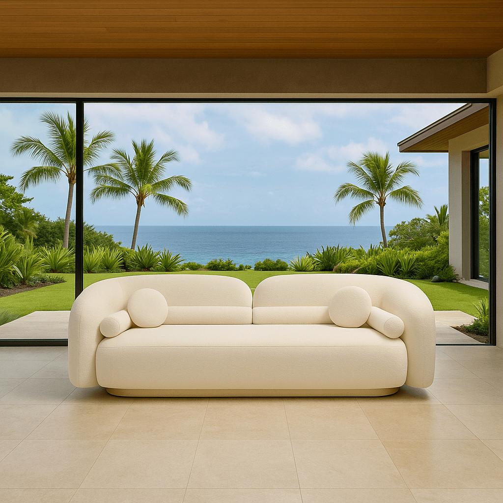 Gimlet Sofa in Boucle - Tom Collins Home