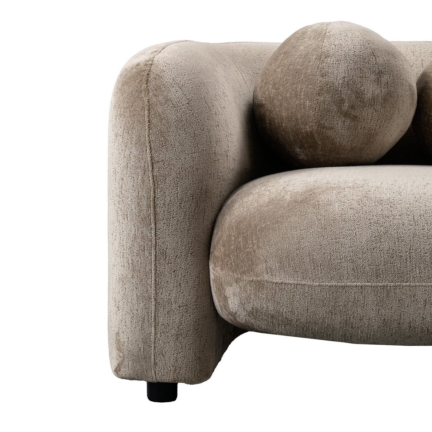 Gin Gimlet Sofa in Hammered Chenille - Tom Collins Home