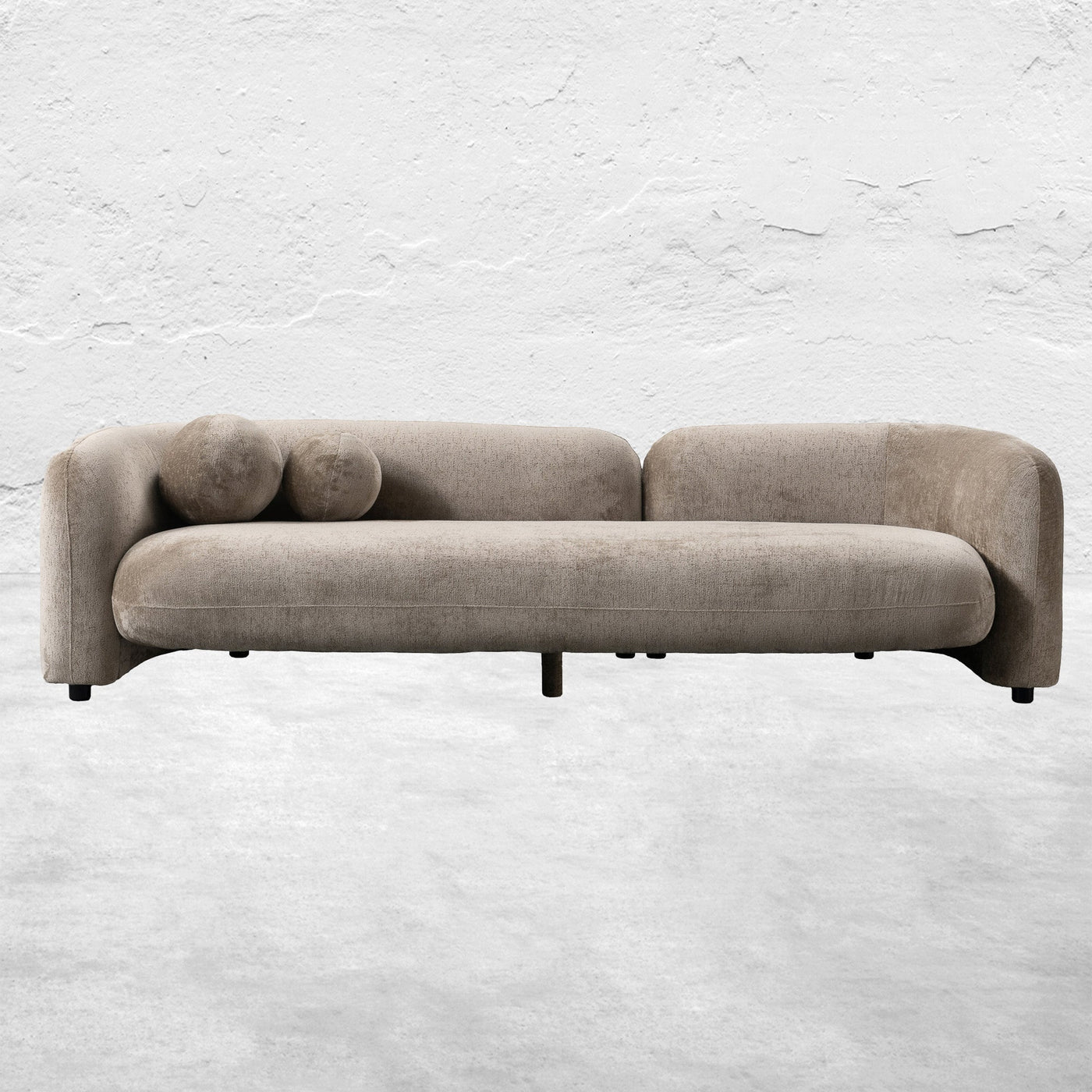 Gin Gimlet Sofa in Hammered Chenille - Tom Collins Home