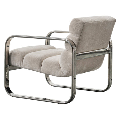 Greyhound Occasional Chair In Hammered Chenille - Tom Collins Home