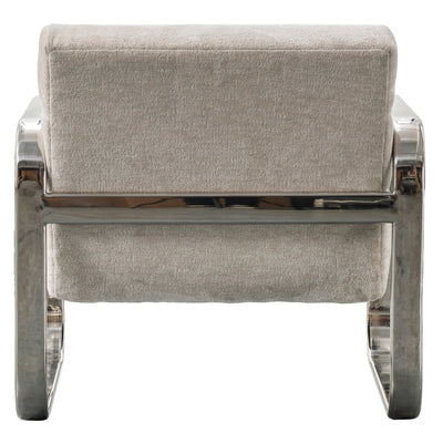 Greyhound Occasional Chair In Hammered Chenille - Tom Collins Home