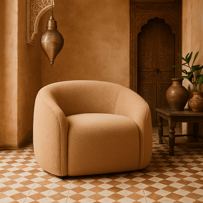 Irish Coffee Occasional Chair in Teddy - Tom Collins Home