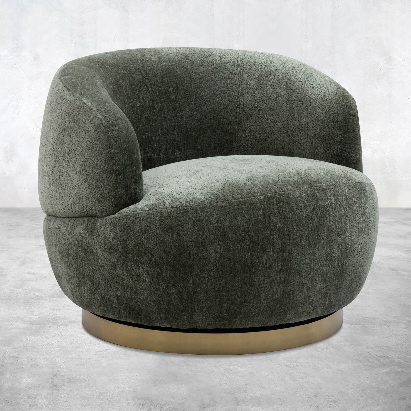 Jungle Bird Occasional Chair in Hammered Chenille - Tom Collins Home