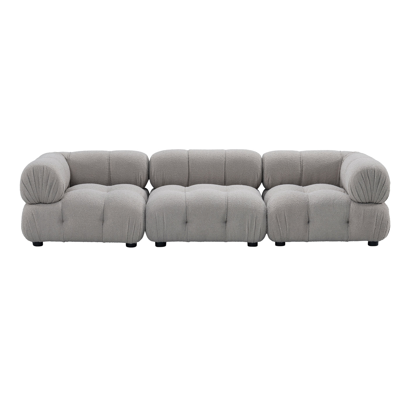 Kamikaze 3 Piece Sofa in Boucle