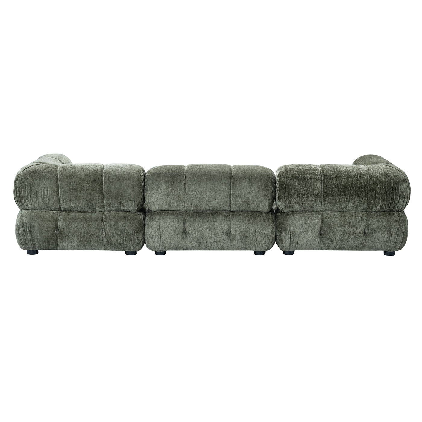 Kamikaze 3 Piece Sofa in Hammered Chenille - Tom Collins Home
